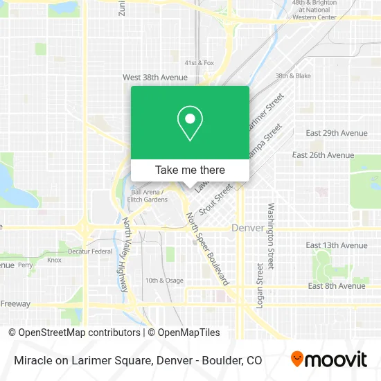 Miracle on Larimer Square map