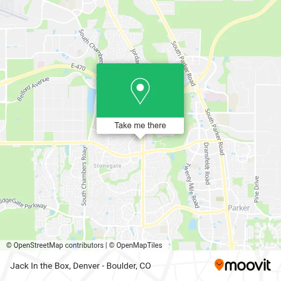 Jack In the Box map
