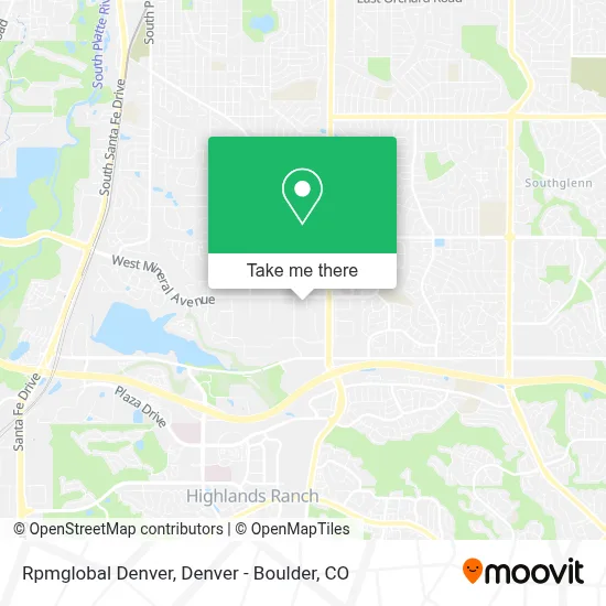 Rpmglobal Denver map