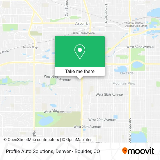 Profile Auto Solutions map