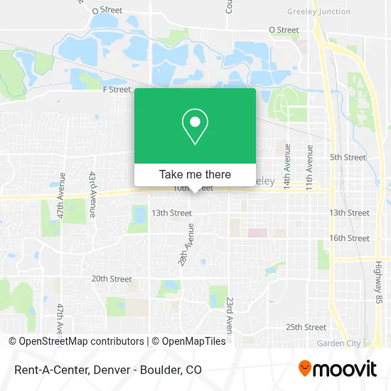 Rent-A-Center map