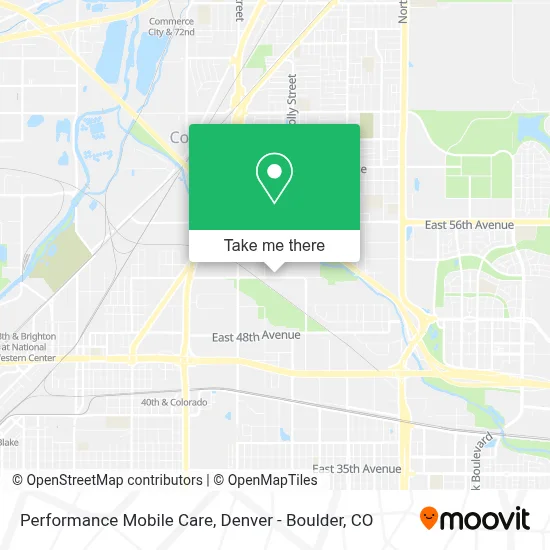 Performance Mobile Care map