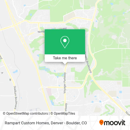 Rampart Custom Homes map