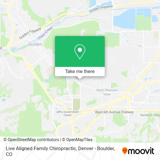 Live Aligned Family Chiropractic map