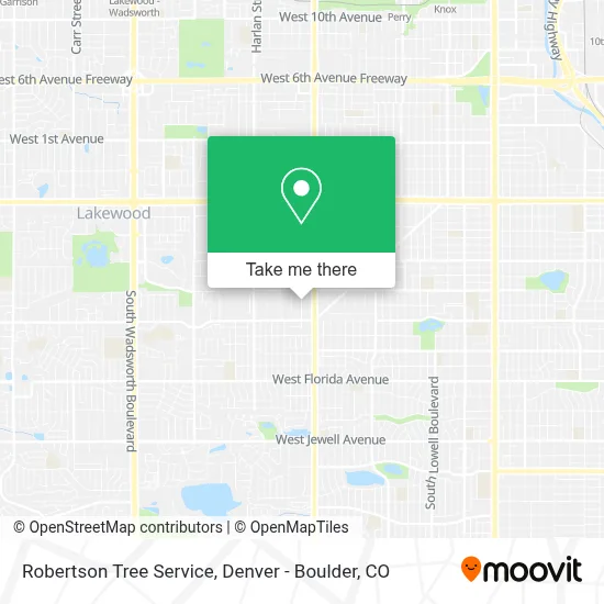 Robertson Tree Service map