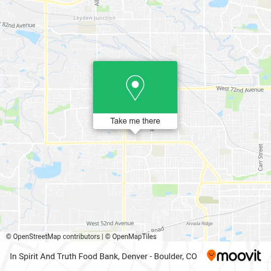 In Spirit And Truth Food Bank map