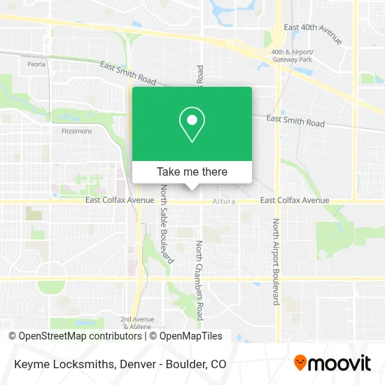 Keyme Locksmiths map