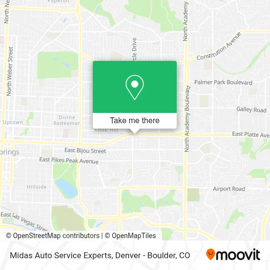 Midas Auto Service Experts map
