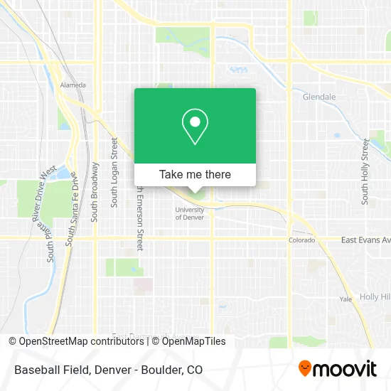 Baseball Field map