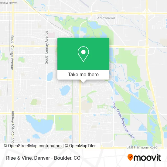 Rise & Vine map