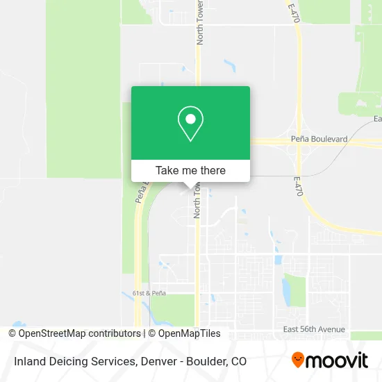 Inland Deicing Services map