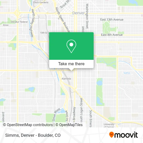 Simms map
