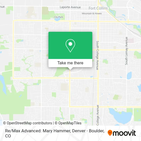 Re/Max Advanced: Mary Hammer map
