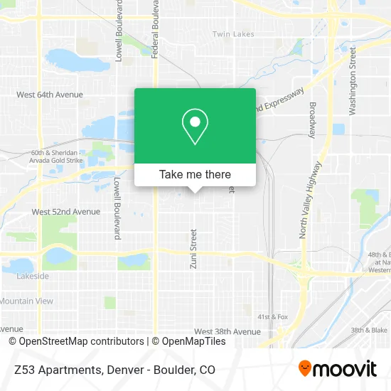 Z53 Apartments map