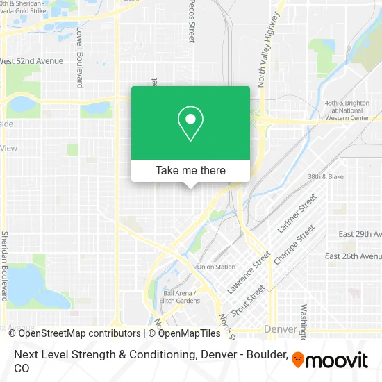Next Level Strength & Conditioning map