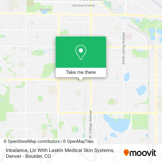 Inbalance, Llc With Laskin Medical Skin Systems map