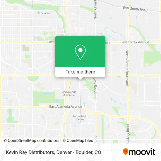 Kevin Ray Distributors map