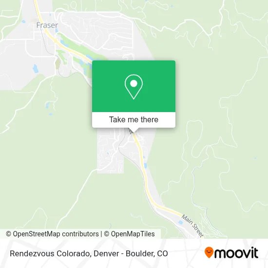Rendezvous Colorado map