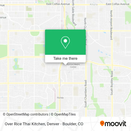 Over Rice Thai Kitchen map
