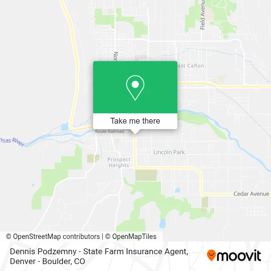 Dennis Podzemny - State Farm Insurance Agent map