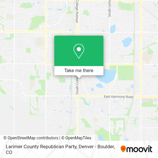 Larimer County Republican Party map