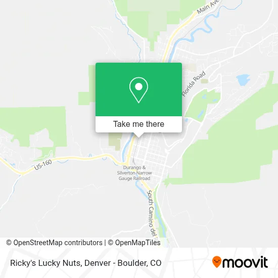 Ricky's Lucky Nuts map