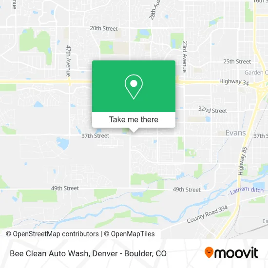 Bee Clean Auto Wash map