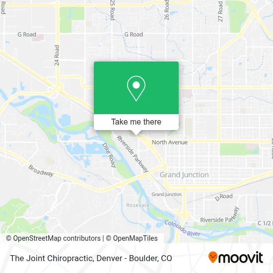 The Joint Chiropractic map