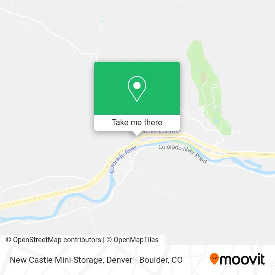New Castle Mini-Storage map