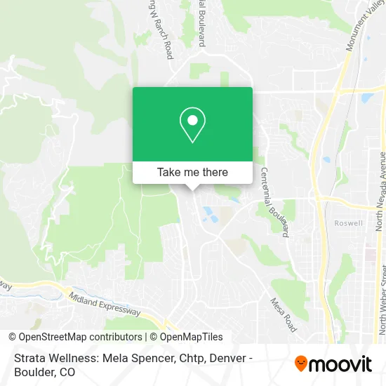 Strata Wellness: Mela Spencer, Chtp map