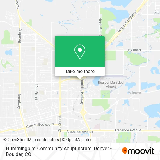 Hummingbird Community Acupuncture map