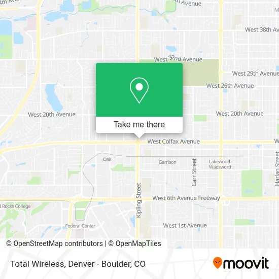 Total Wireless map