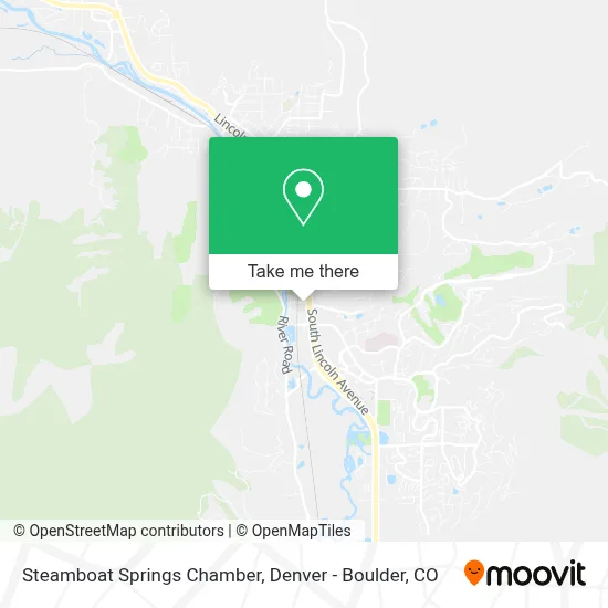 Steamboat Springs Chamber map