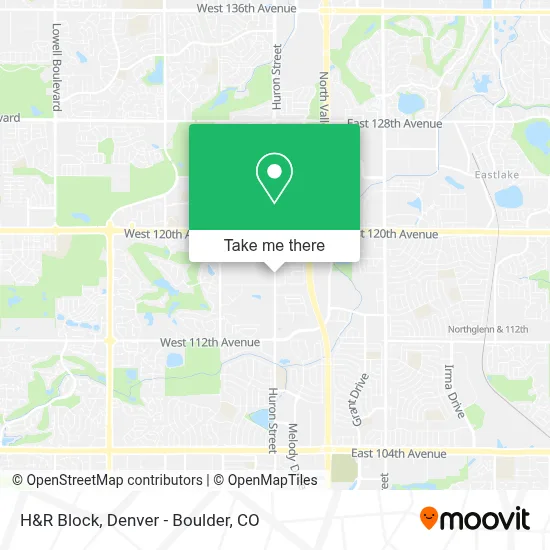 H&R Block map
