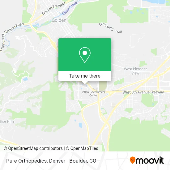Pure Orthopedics map
