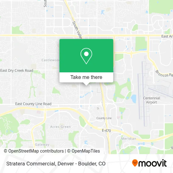 Stratera Commercial map