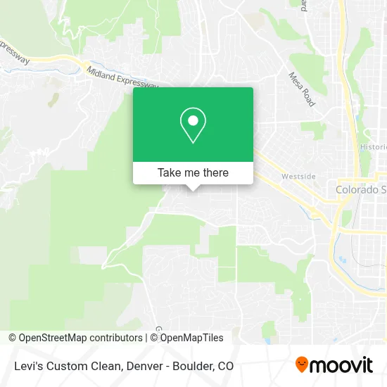 Levi's Custom Clean map
