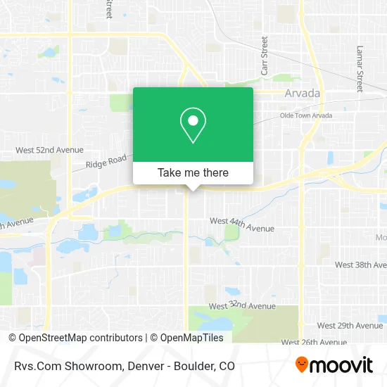 Rvs.Com Showroom map