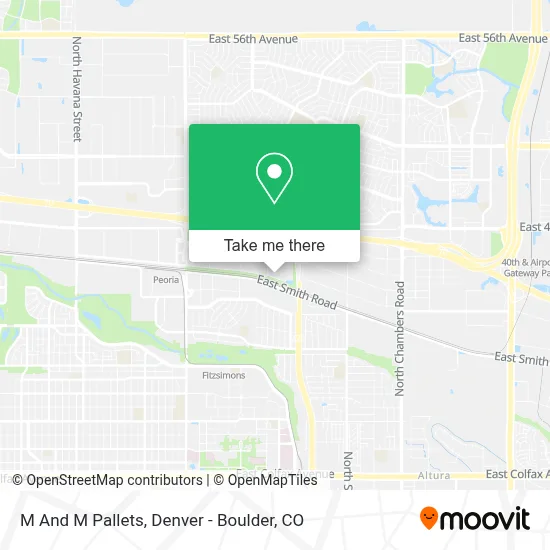 M And M Pallets map