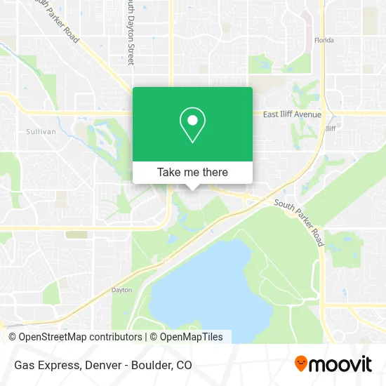 Gas Express map