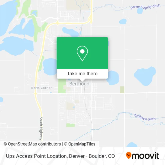 Ups Access Point Location map