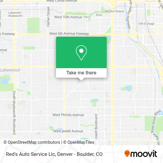 Red's Auto Service Llc map