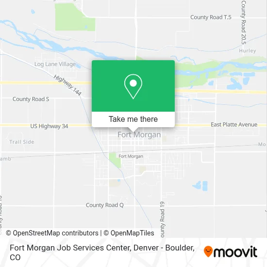 Fort Morgan Job Services Center map
