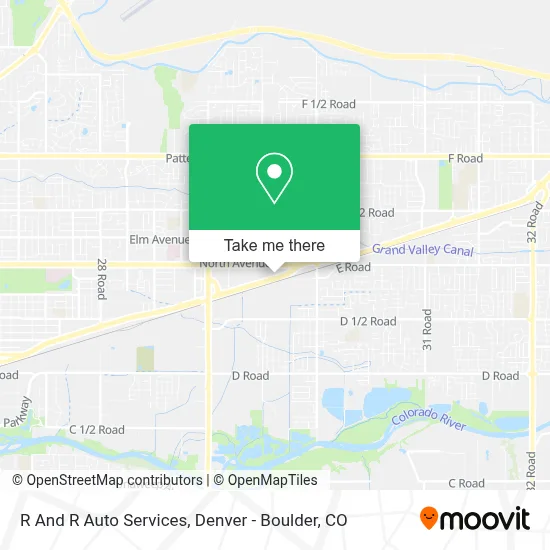 R And R Auto Services map