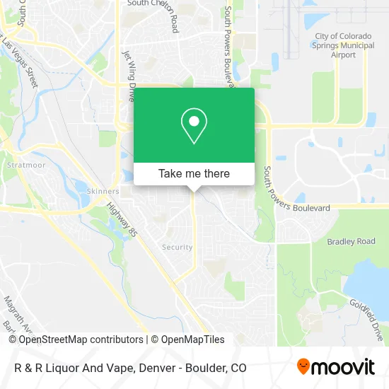 R & R Liquor And Vape map