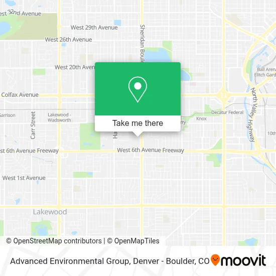 Advanced Environmental Group map