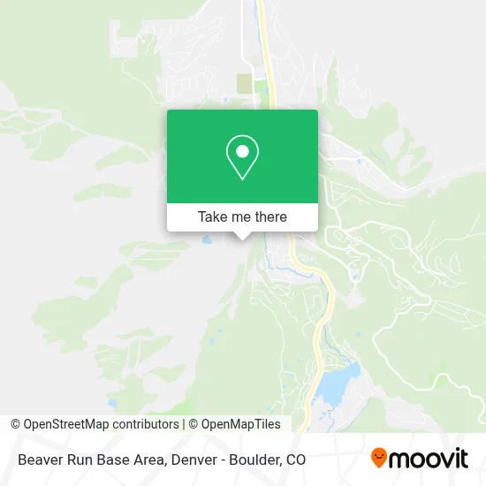 Beaver Run Base Area map