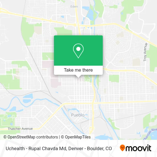 Uchealth - Rupal Chavda Md map