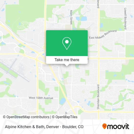 Alpine Kitchen & Bath map