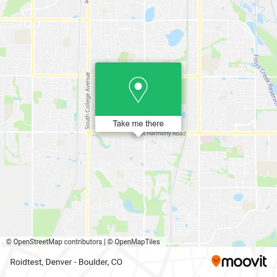 Roidtest map